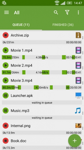 اندروید Advanced Download Manager دانلود برنامه