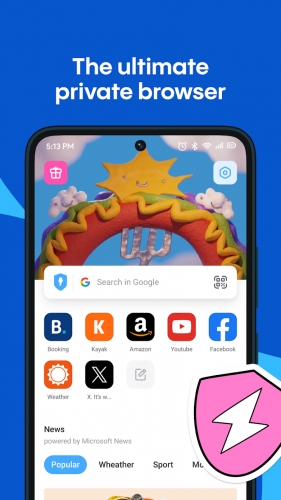 اندروید Aloha Private Browser - VPN دانلود برنامه