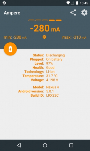 اندروید Ampere دانلود برنامه