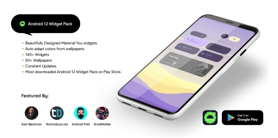 اندروید Android 13 Widget Pack - KWGT دانلود برنامه