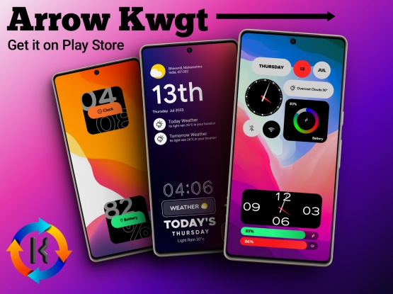 اندروید Arrow KWGT دانلود برنامه