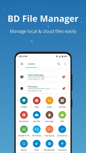 اندروید BD File Manager File Explorer دانلود برنامه