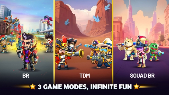 اندروید Battle Stars: 4v4 TDM & BR دانلود بازی