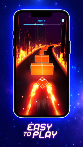 اندروید Beat Rush: Cyber Neon Rhythm دانلود بازی