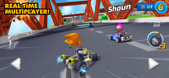 اندروید Boom Karts Multiplayer Racing دانلود بازی