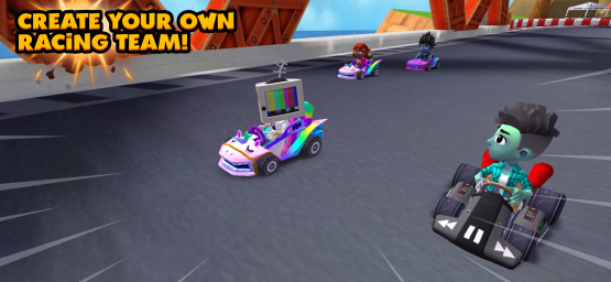اندروید Boom Karts Multiplayer Racing دانلود بازی