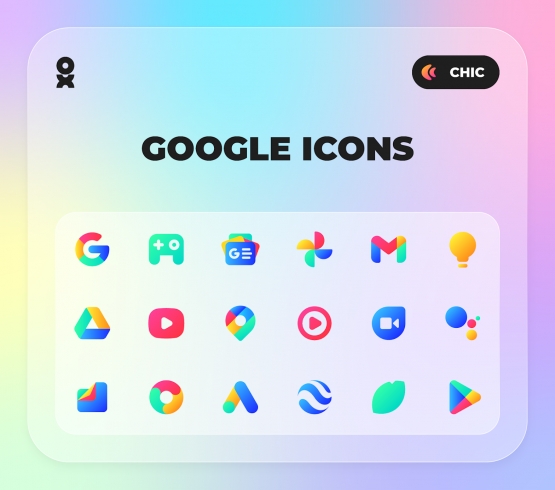 اندروید CHIC Icon Pack دانلود بازی