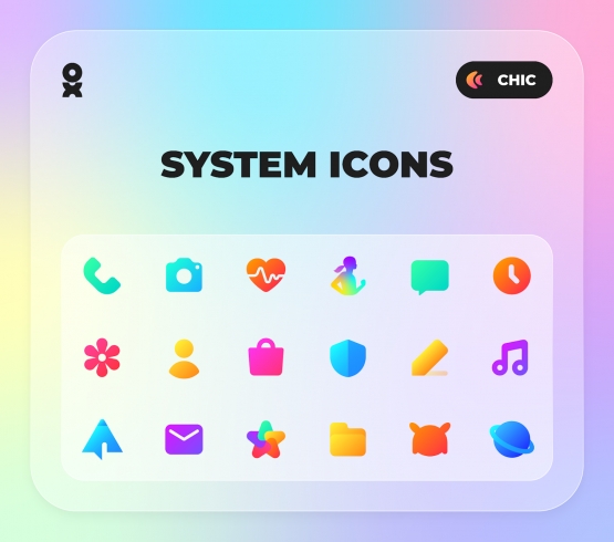 اندروید CHIC Icon Pack دانلود بازی