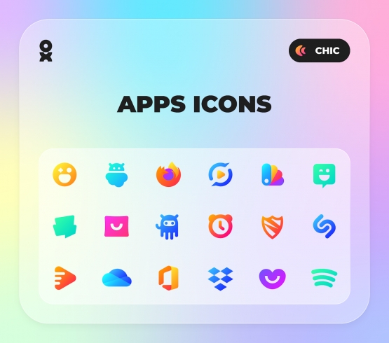 اندروید CHIC Icon Pack دانلود بازی
