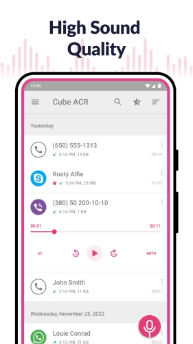 اندروید Call Recorder - Cube ACR دانلود برنامه