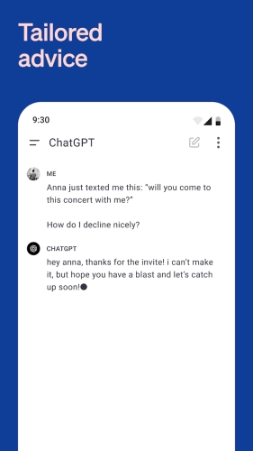 اندروید ChatGPT دانلود برنامه