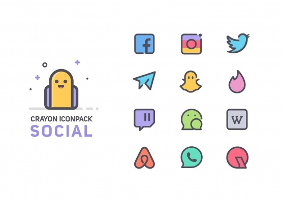 اندروید Crayon Icon Pack دانلود برنامه