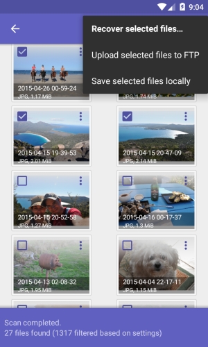 اندروید DiskDigger Pro file recovery دانلود برنامه