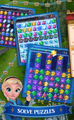 اندروید Disney Frozen Free Fall Games دانلود بازی
