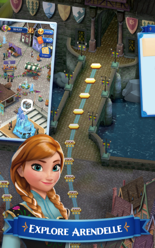 اندروید Disney Frozen Free Fall Games دانلود بازی