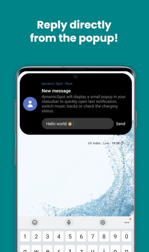 اندروید Dynamic Island - dynamicSpot دانلود برنامه