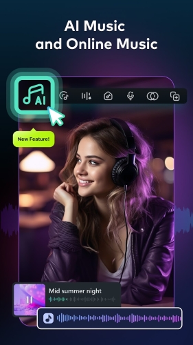 اندروید FilmoraAI Video Editor, Maker دانلود برنامه