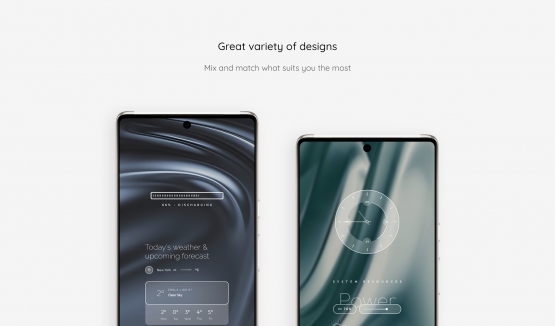 اندروید Frost KWGT دانلود برنامه