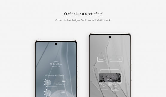 اندروید Frost KWGT دانلود برنامه