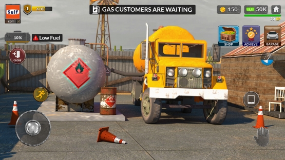 اندروید Gas Filling Junkyard Simulator دانلود بازی