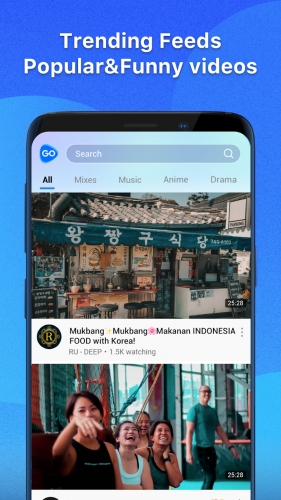 اندروید GoTube: Video & Music Player دانلود برنامه