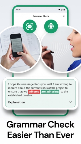 اندروید Grammar Check by AI Writing دانلود برنامه