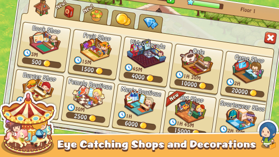 اندروید Happy Mall Story: Sim Game دانلود بازی