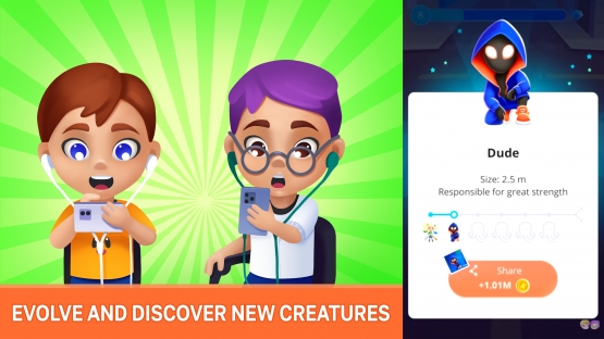 اندروید Human Evolution Clicker دانلود بازی