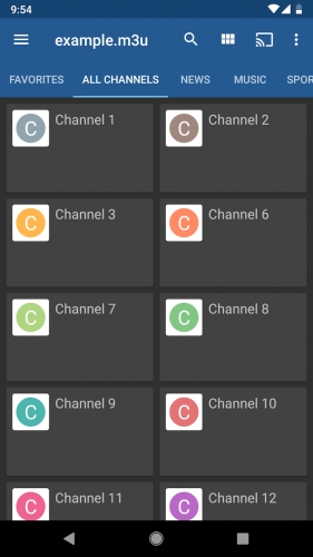 اندروید IPTV Pro دانلود برنامه