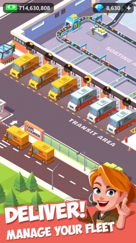 اندروید Idle Courier دانلود بازی