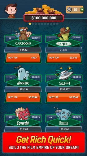 اندروید Idle Film Empire: Tycoon Game دانلود بازی