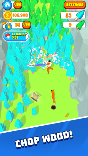 اندروید Idle Lumberjack 2 دانلود بازی