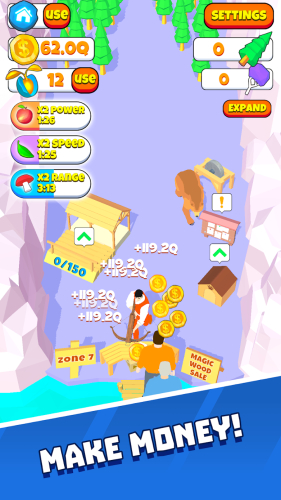 اندروید Idle Lumberjack 2 دانلود بازی