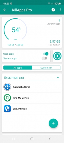 اندروید KillApps: Close Running Apps دانلود برنامه