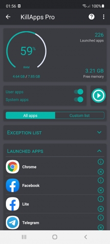 اندروید KillApps: Close Running Apps دانلود برنامه