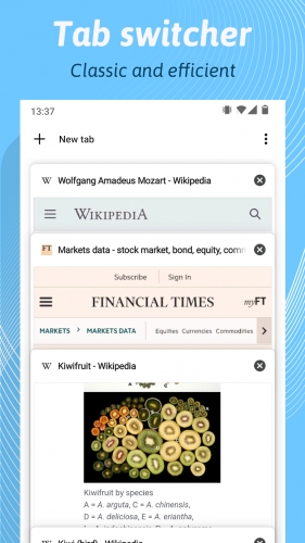 اندروید Kiwi Browser - Fast & Quiet دانلود برنامه