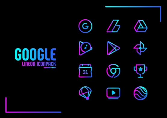 اندروید Lineon Icon Pack : LineX دانلود برنامه