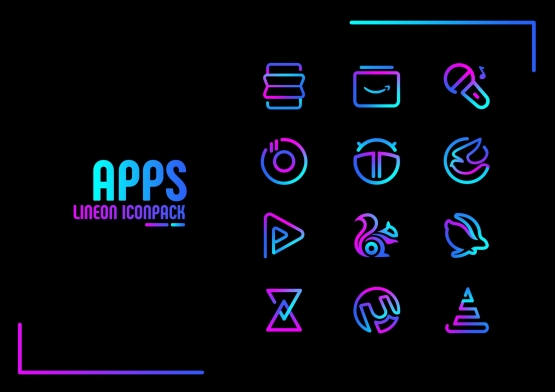 اندروید Lineon Icon Pack : LineX دانلود برنامه