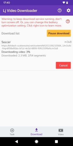 اندروید Lj Video Downloader (m3u8,mp4) دانلود برنامه