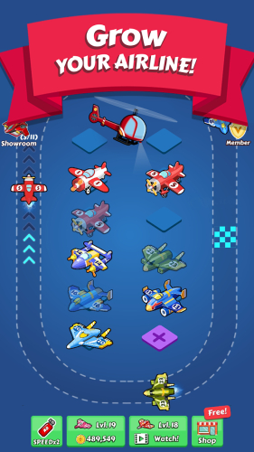 اندروید Merge Planes Idle Plane Game دانلود بازی