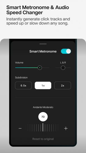 اندروید Moises: The Musician's AI App دانلود برنامه