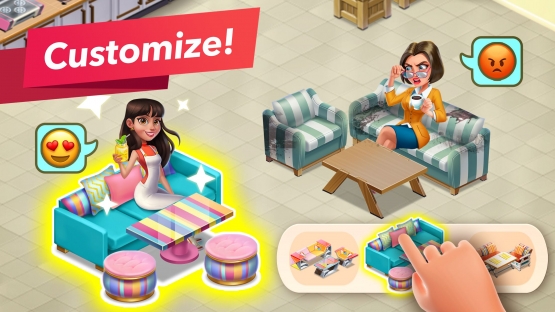 اندروید My Cafe Restaurant Game دانلود بازی