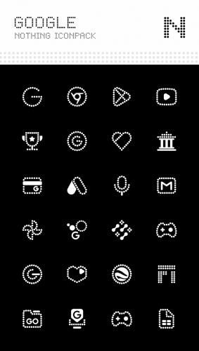 اندروید Nothing Iconpack دانلود برنامه