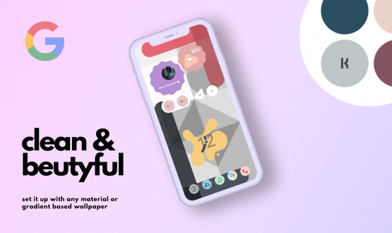 اندروید Pastel KWGT دانلود برنامه