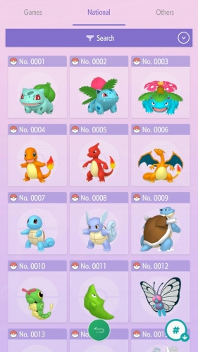 اندروید Pokmon HOME دانلود بازی