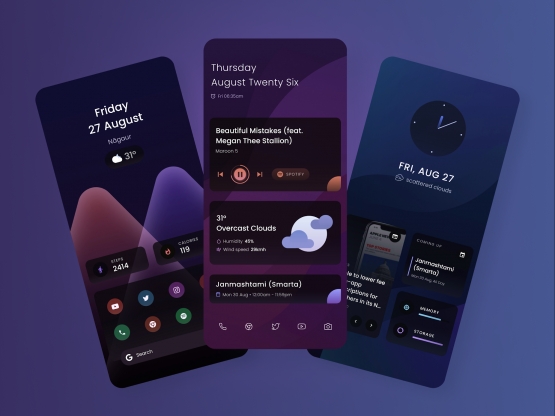 اندروید Poppins KWGT دانلود برنامه