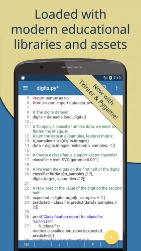 اندروید Pydroid 3 - IDE for Python 3 دانلود برنامه
