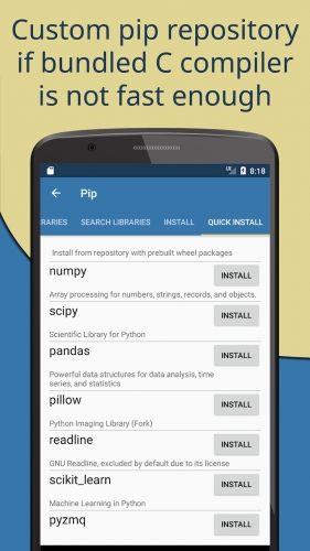 اندروید Pydroid 3 - IDE for Python 3 دانلود برنامه