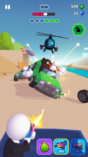 اندروید Rage Road - Car Shooting Game دانلود بازی