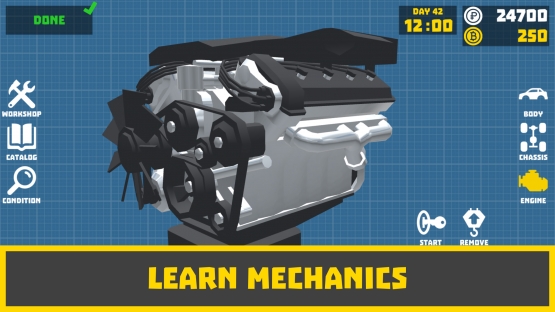 اندروید Retro Garage - Car Mechanic دانلود بازی